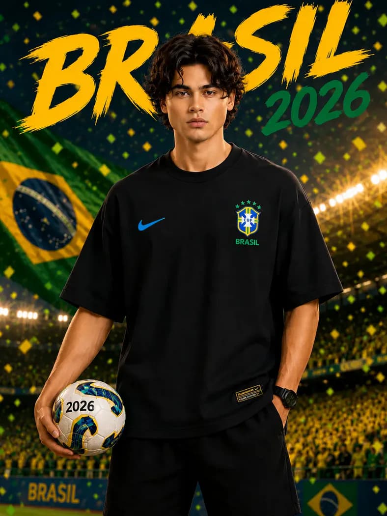 TX67 Brasil Black Men's Dropshoulder