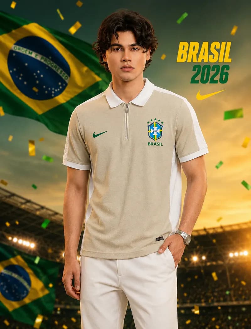 TX68 Brown Brasil Men's Polo