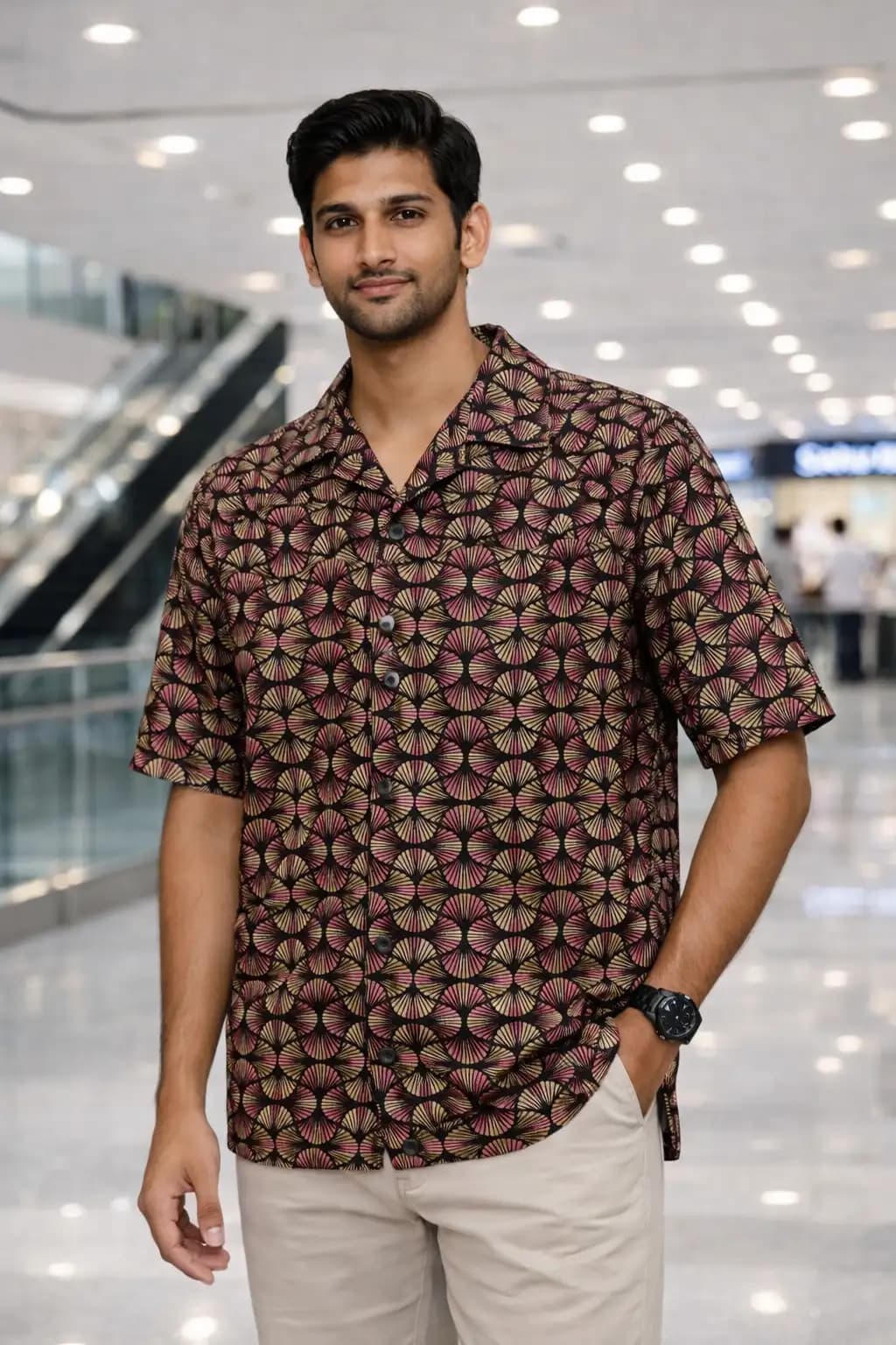 SHT58 Maroon QBAN Shirt Shirt