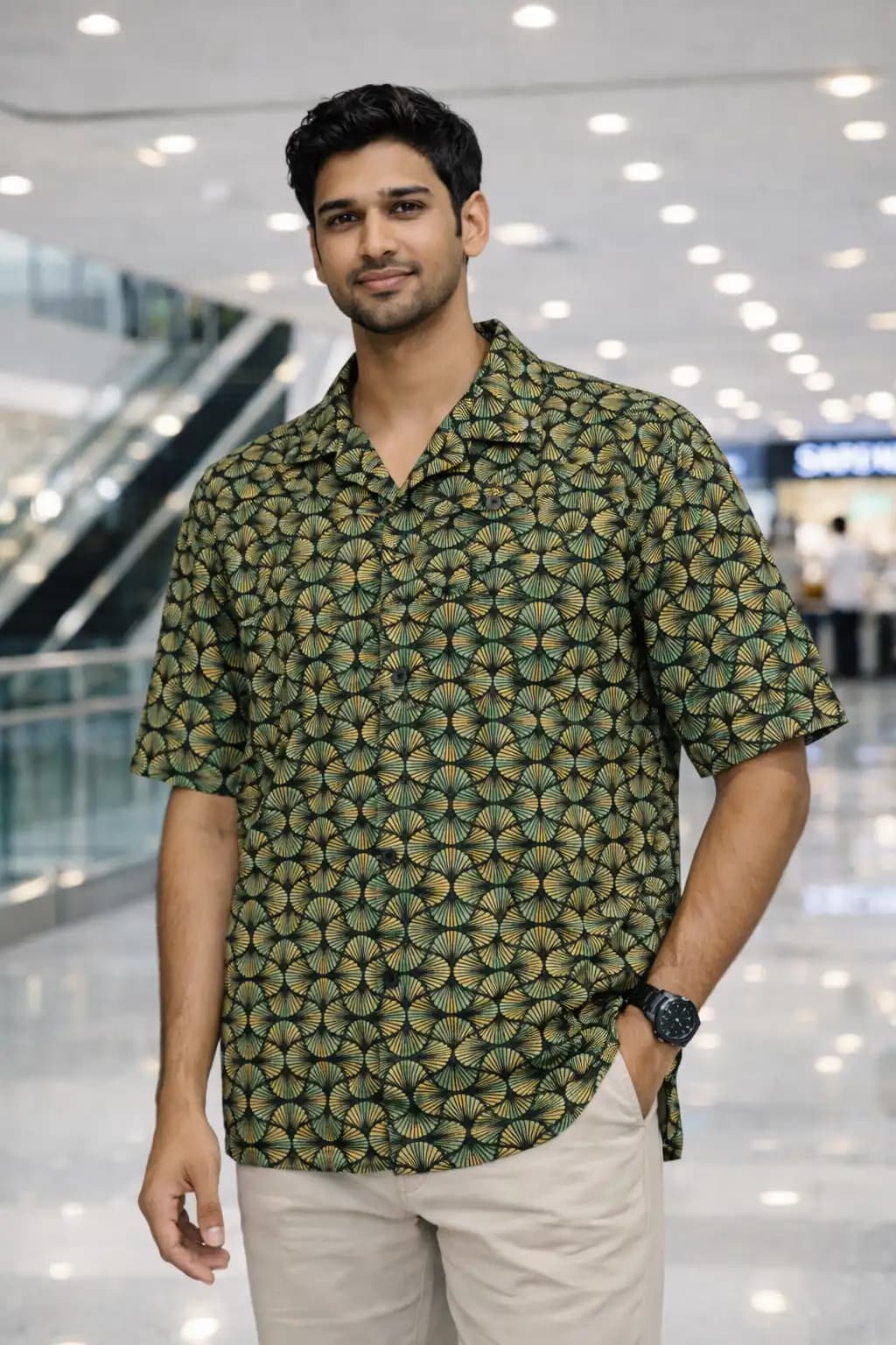 SHT58 Olive QBAN Shirt Shirt