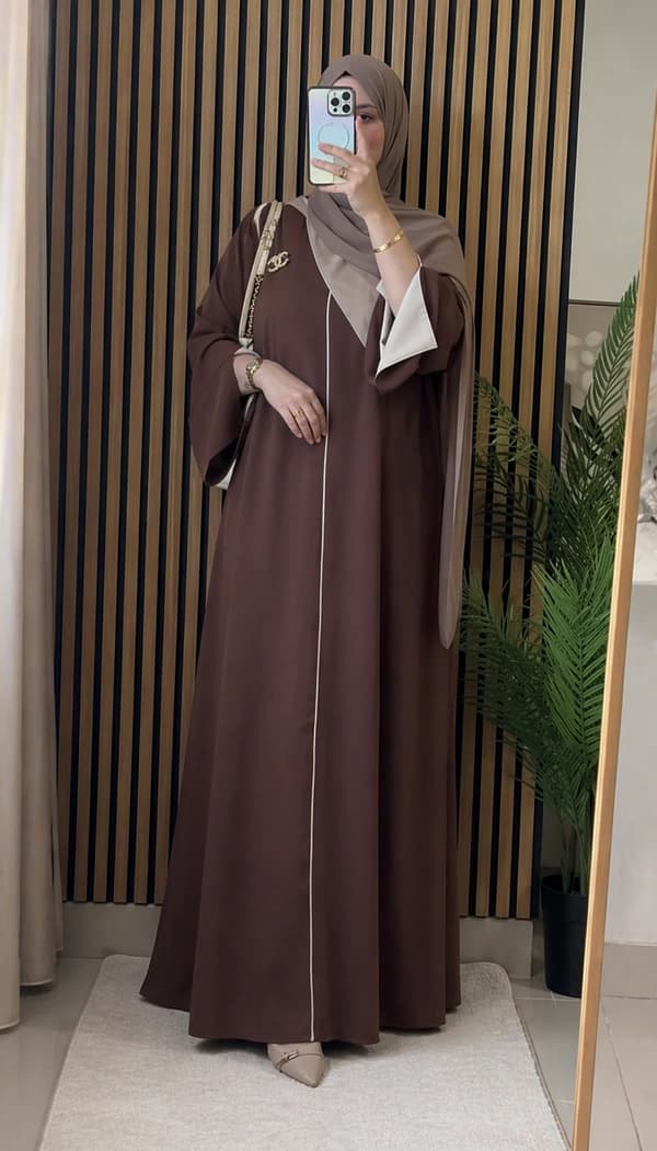 TX41 Chocolate Brown Borkha